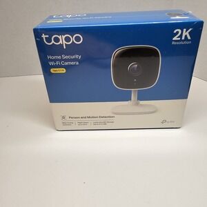 TP-Link Tapo C110 2K Wi-Fi Security Camera, Person Detection,Night Vision SEALED